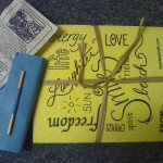 Nepalese paper notebook and Skoy cloth set