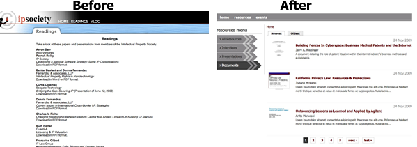 Resources Before and After