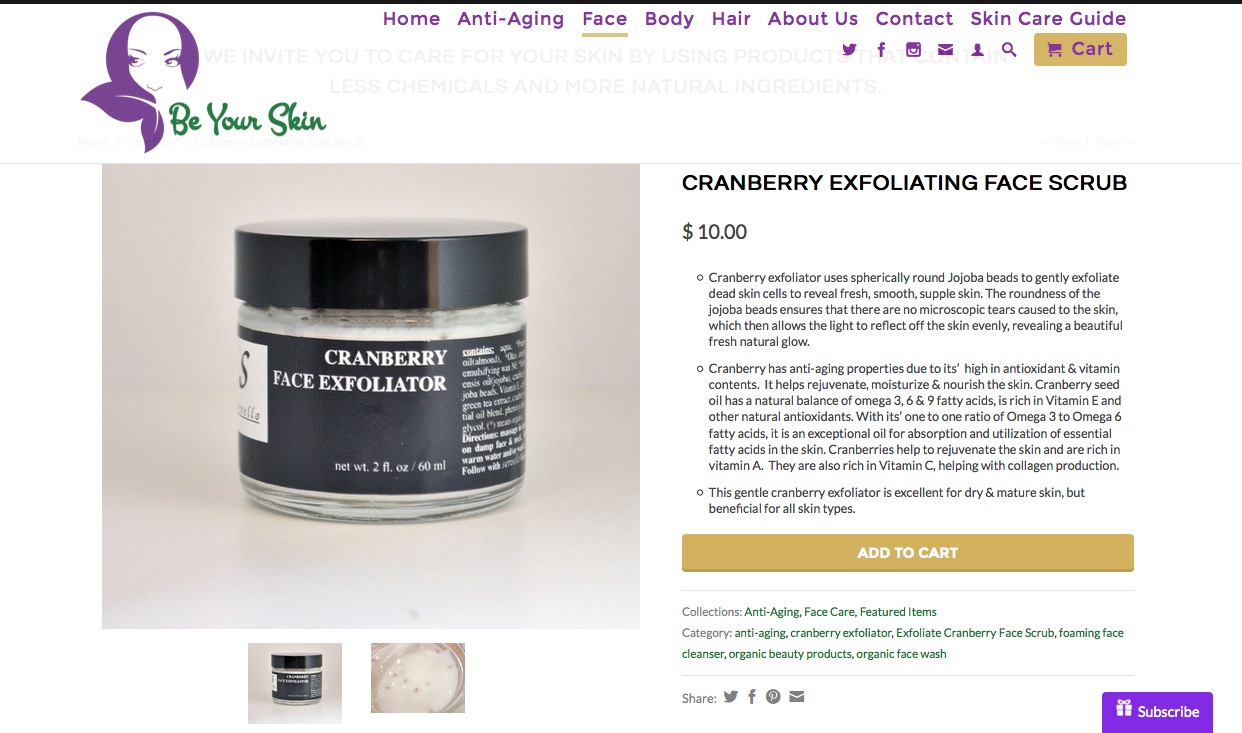 cranberry-face-exfoliator-seo-product-description