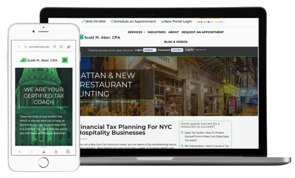 Website Redesign for CPA in New York