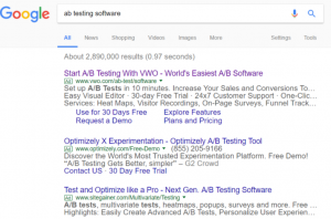 ab-testing-software-serp