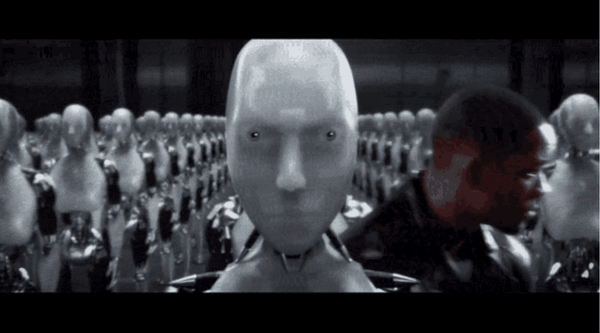 GIF from the film "I-Robot"
